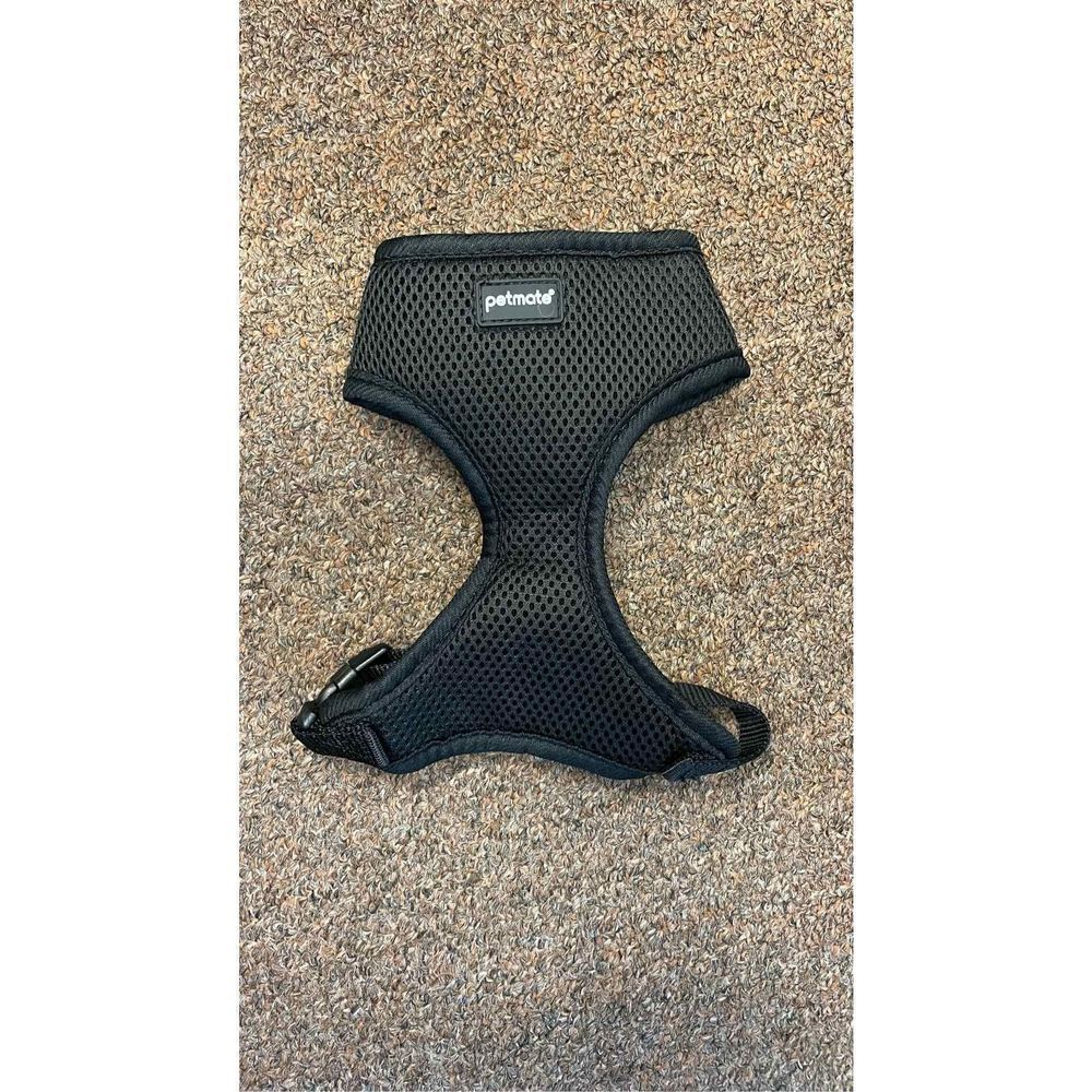 Petmate Step-In Vest Pet Dog Harness Small 14-16" Padded Black Mesh NEW